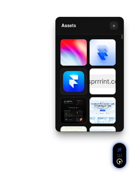 The Assets panel